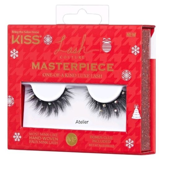 Kiss Lash Couture Masterpiece One-Of-A-Kind Luxe Lash w/Rhinestones - Picture 9 of 9